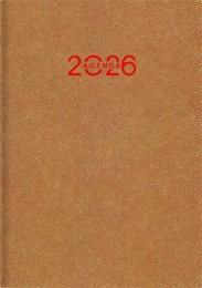 Naptár, tervező, A5, napi, DAYLINER "Animal", Gazelle-okker